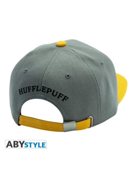 Gorra Abystyle Harry Potter Modelo Hufflepuff Color Gris