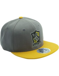 Gorra Abystyle Harry Potter Modelo Hufflepuff Color Gris