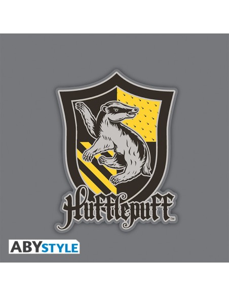 Gorra Abystyle Harry Potter Modelo Hufflepuff Color Gris
