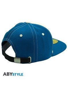 Gorra Abystyle Dragon Ball Modelo Majin Color Azul y Blanco 2
