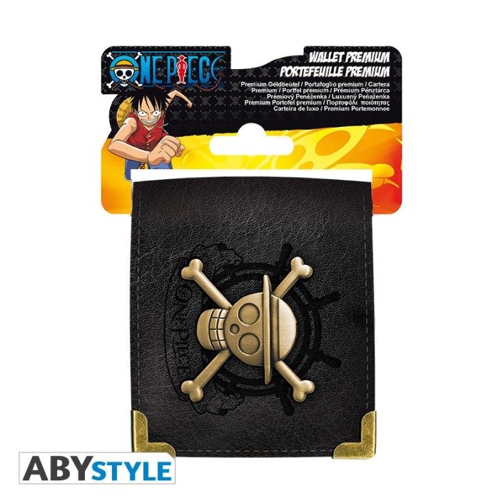 Cartera Abystyle One Piece Modelo Calavera