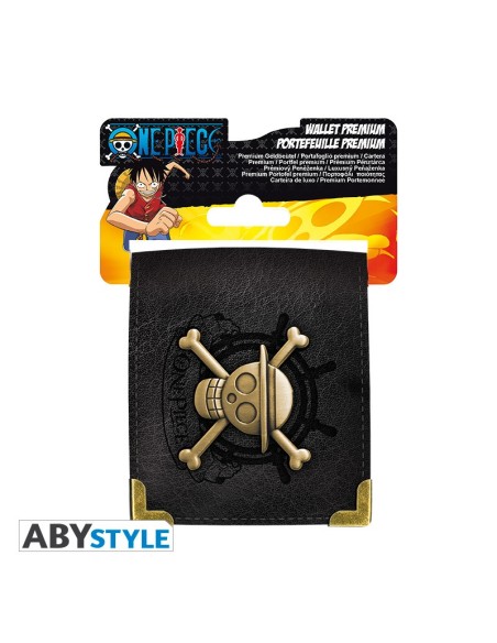 Cartera Abystyle One Piece Modelo Calavera