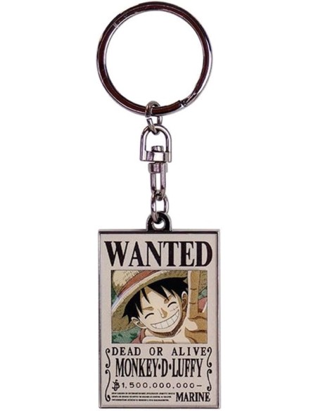 Llavero Abystyle One Piece Modelo Wanted Luffy