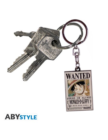 Llavero Abystyle One Piece Modelo Wanted Luffy