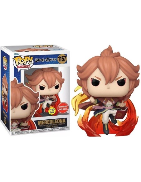 Figura Funko Pop! Animación Black Clover Mereoleona Modelo 1157 | 65121 Edición Especial Brilla en la Oscuridad