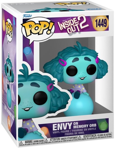 Figura Funko Pop! Disney Inside Out 2 Envidia sobre el Orbe de la Memoria Modelo 1449 | 75998