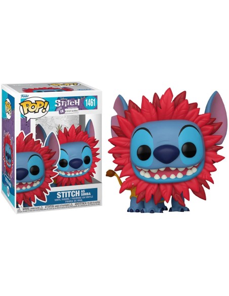 Figura Funko Pop! Disney Stitch Disfrazado de Simba Modelo 1461 | 75164