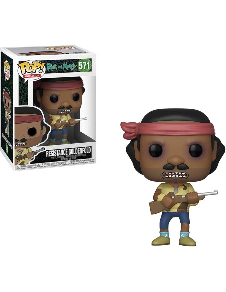 Figura Funko Pop! Rick & Morty Resistance Goldenfold Modelo 571 | 40256