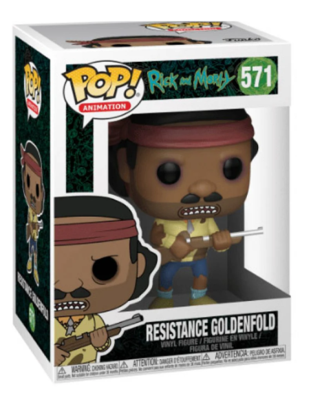 Figura Funko Pop! Rick & Morty Resistance Goldenfold Modelo 571 | 40256