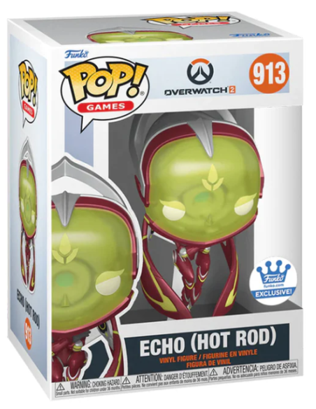 Figura Funko Pop! Juegos Overwatch Echo (Hot Rod) Modelo 913 | 63160