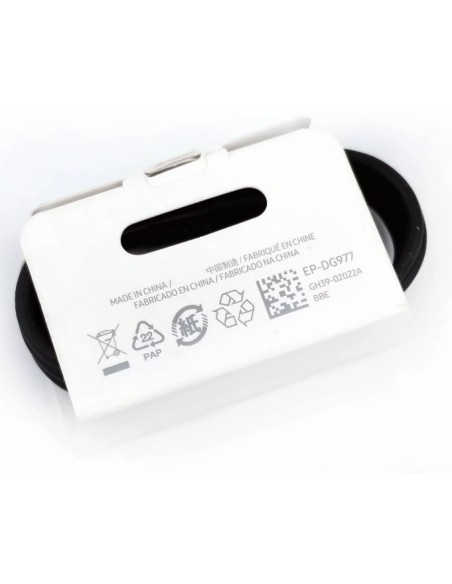 Cable de carga EP-DG977 USB-C a USB-C compatible con Samsung color Negro marca Librephonia