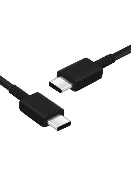 Cable de carga EP-DG977 USB-C a USB-C compatible con Samsung color Negro marca Librephonia