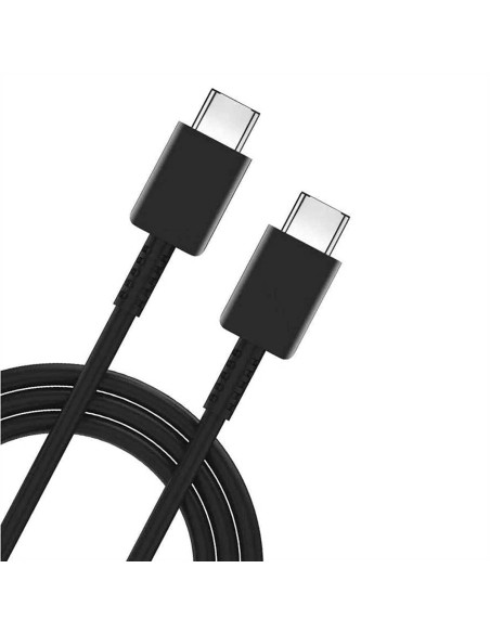 Cable de carga EP-DG977 USB-C a USB-C compatible con Samsung color Negro marca Librephonia