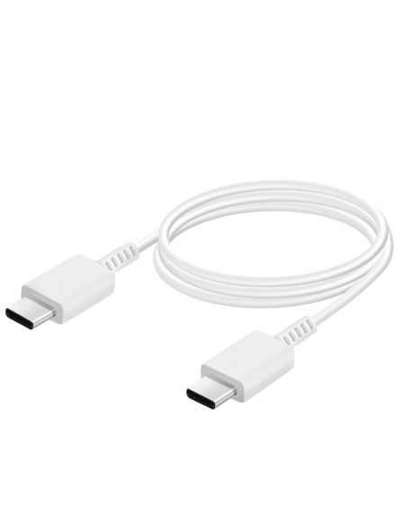 Cable de carga EP-DG977 USB-C a USB-C compatible con Samsung color Blanco marca Librephonia