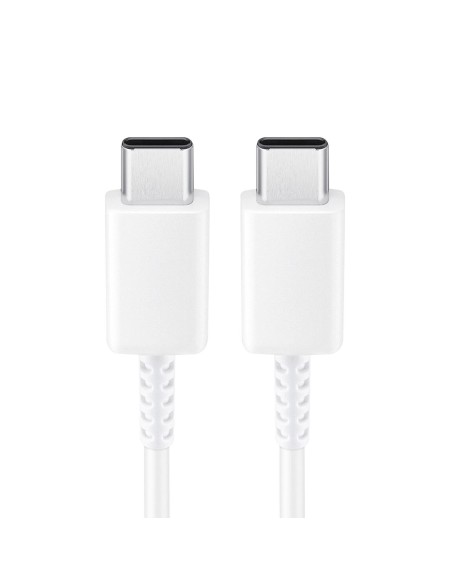 Cable de carga EP-DG977 USB-C a USB-C compatible con Samsung color Blanco marca Librephonia