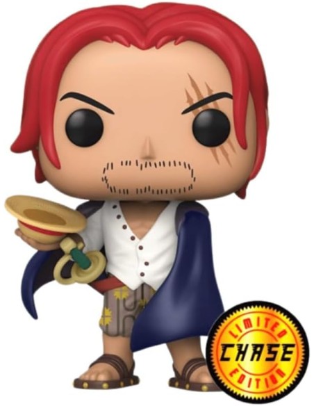 Figura Funko Pop! One Piece Shanks Modelo 939 | 55602 Edición Chase y Especial  de Funko