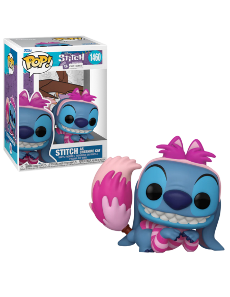 Figura Funko Pop! Disney Stitch Disfrazado de Gato Cheshire Modelo 1460 | 75163