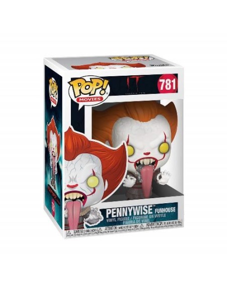 Figura Funko Pop! Películas It Pennywise con lengua sacada Modelo 781 | 40631