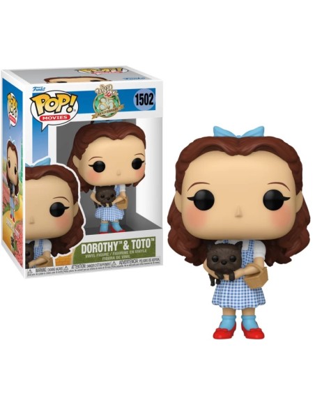 Figura Funko Pop! Películas 85 Aniversario El Mago de Oz Dorothy con Toto Modelo 1502 | 75979