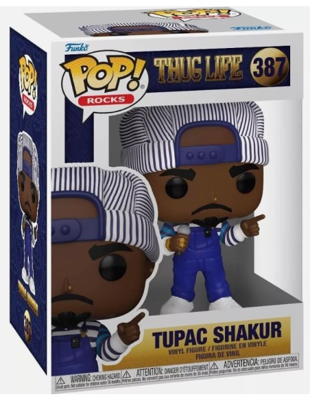 Figura Funko Pop! Rocks Thug Life Tupac Shakur Modelo 387 | 75397