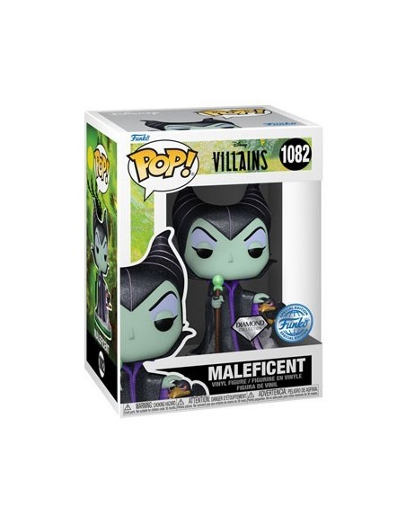 Figura Funko Pop! Disney Villanas Maléfica Modelo 1082 | 58921 Edición Especial de Funko Diamond Collection