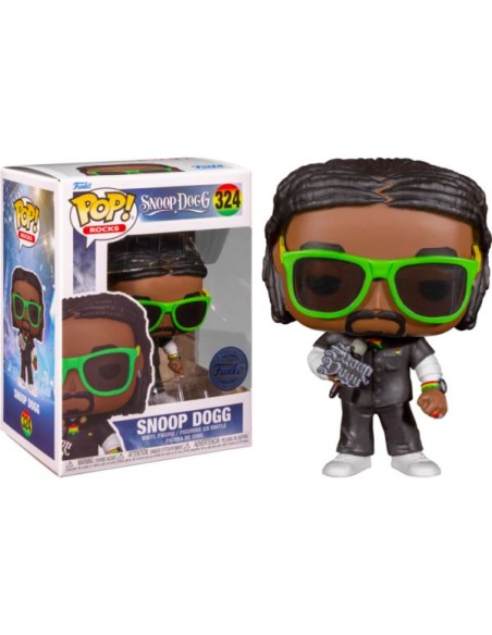 Figura Funko Pop! Rocks Snoop Dogg Modelo 324 | 71820 Edición Especial de Funko