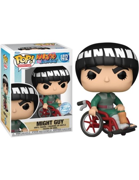 Figura Funko Pop! Animación Naruto Shippuden Might Guy Modelo 1412 | 61051 Edición Especial de Funko