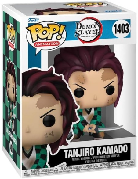 Figura Funko Pop! Demon Slayer Tanjiro Kamado Modelo 1403 | 72613