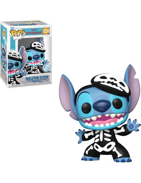 Figura Funko Pop! Lilo & Stitch Stitch Esqueleto Modelo 1234 | 66330 Edición Especial de Funko