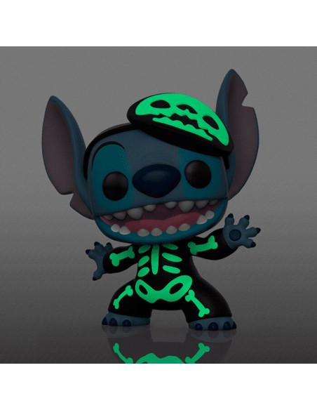 Figura Funko Pop! Lilo & Stitch Stitch Esqueleto Modelo 1234 | 66330 Edición Especial Chase