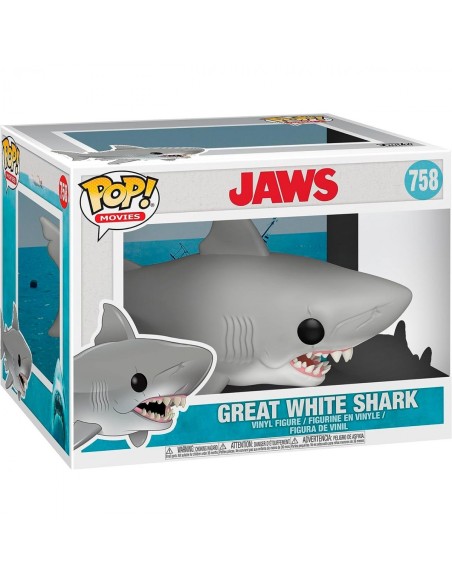 Figura Funko Pop! Películas Tiburón Gran Tiburón Blanco Modelo 758 | 38565 15 cms