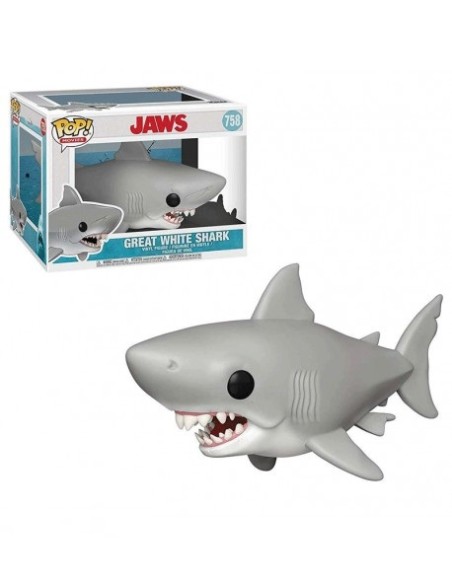Figura Funko Pop! Películas Tiburón Gran Tiburón Blanco Modelo 758 | 38565 15 cms