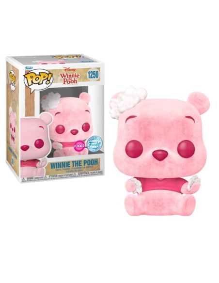 Figura Funko Pop! Disney Winnie the Pooh Modelo 1250 | 66612 Flocked Edición Especial de Funko