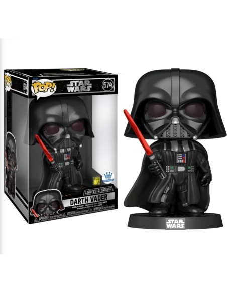 Figura Funko Pop! Star Wars Darth Vader Modelo 574 | 66649 Gigante 25 cms Edición Especial De Funko con Luz y Sonido