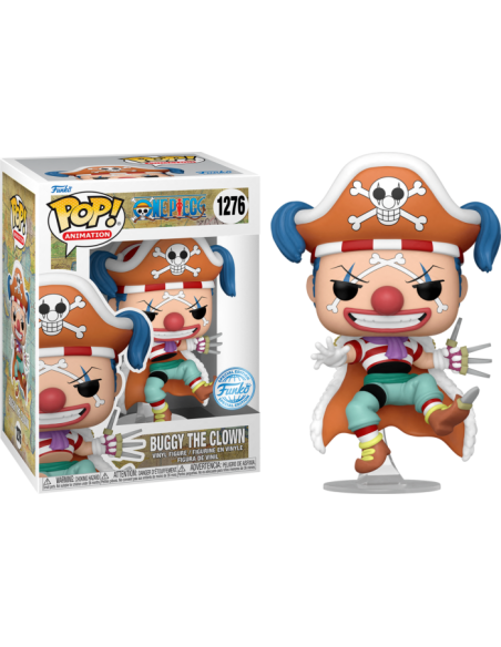 Figura Funko Pop! Animación One Piece Buggy El Payaso Modelo 1276 | 66428 Edición Especial de Funko
