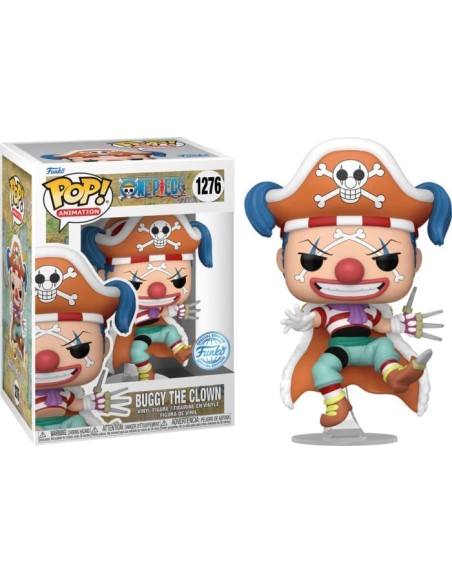 Figura Funko Pop! Animación One Piece Buggy El Payaso Modelo 1276 | 66428 Edición Especial de Funko