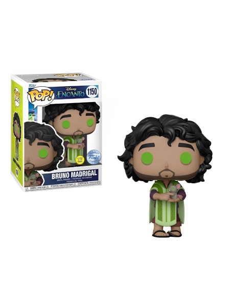 Figura Funko Pop! Disney Encanto Bruno Madrigal Modelo 1150 | 68506 Edición Especial de Funko Brilla en la Oscuridad