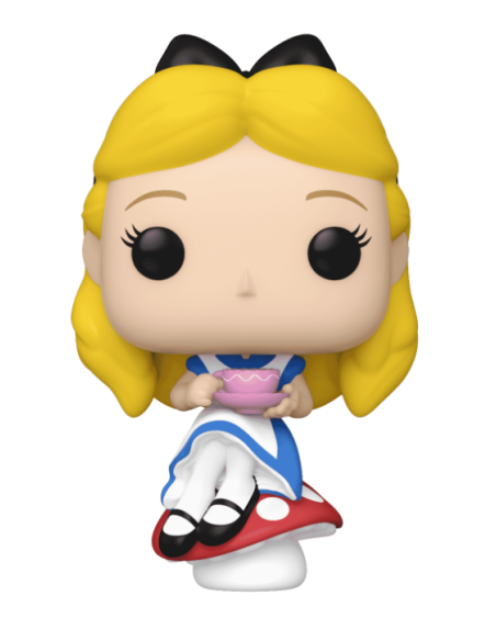 Figura Funko Pop! Disney Alicia en el País de las Maravillas Alicia con Té Modelo 1395 | 75691 Edición Exclusiva de Funko