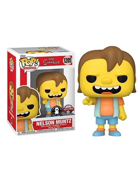 Figura Funko Pop! Los Simpsons Nelson Muntz Modelo 1205 | 60302 Edición Especial
