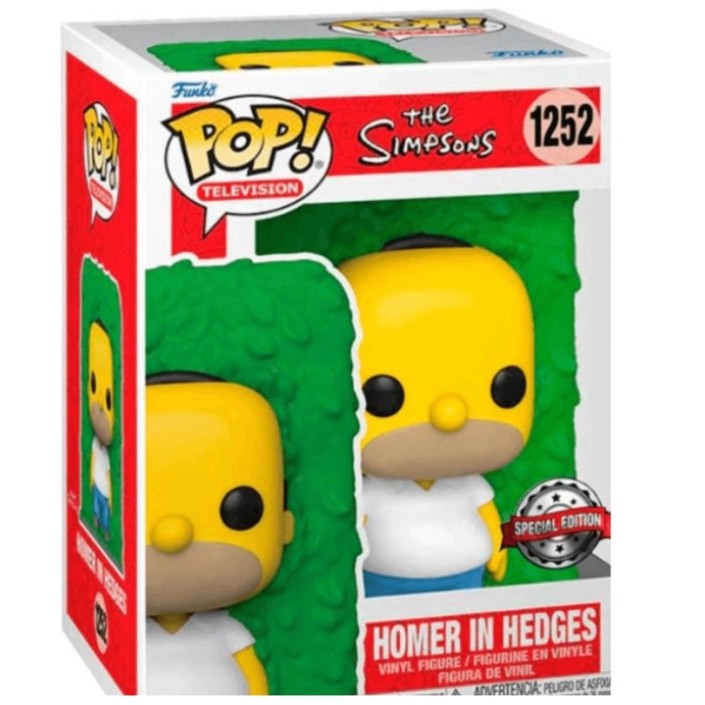 Figura Funko Pop! Los Simpsons Homer en el Seto...