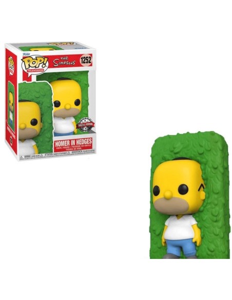 Figura Funko Pop! Los Simpsons Homer en el Seto Modelo 1252 | 62343 Edición Especial