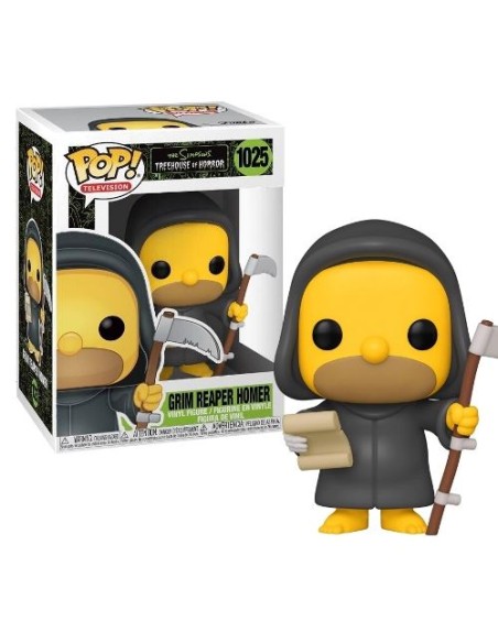 Figura Funko Pop! Los Simpsons Casa Árbol del Horror Homer como La Muerte Modelo 1025 | 50137