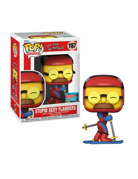Figura Funko Pop! Los Simpsons Estúpido Sexy Flanders Modelo 1167 | 58231 Edición Limitada Convención Otoño 2022
