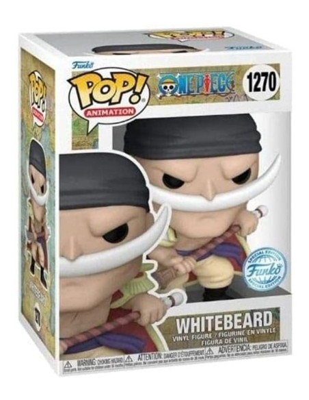 Figura Funko Pop! Animación One Piece Whitebeard Modelo 1270 | 62683 Edición Especial de Funko