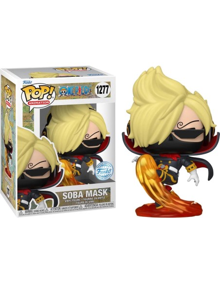 Figura Funko Pop! Animación One Piece Soba Mask Modelo 1277 | 66483 Edición Especial de Funko