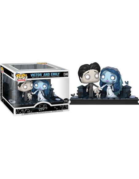 Figura Funko Pop! Moment La Novia Cadáver Víctor y Emily Modelo 1349 | 71179 Edición Exclusiva de Spirit
