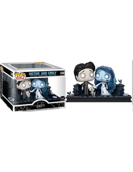 Figura Funko Pop! Moment La Novia Cadáver Víctor y Emily Modelo 1349 | 71179 Edición Exclusiva de Spirit