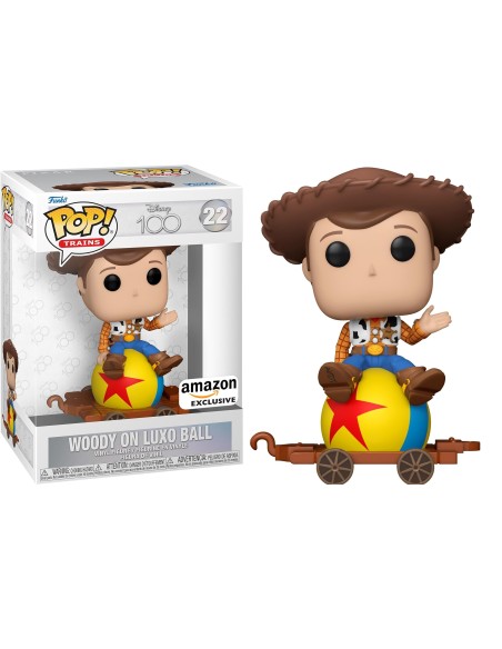 Figura Funko Pop! Tren Disney 100 Aniversario Woody sobre balón Modelo 22 | 70459 Edición Exclusiva