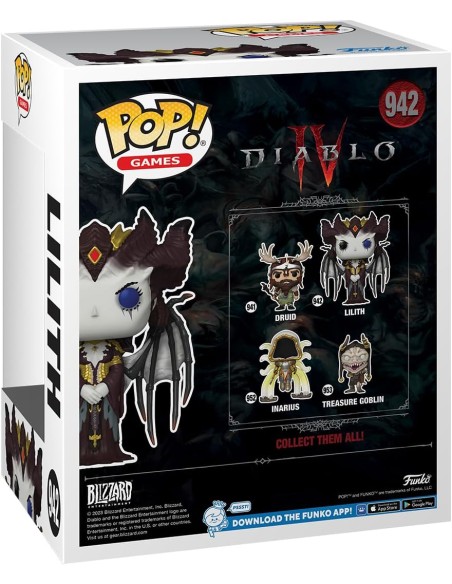 Figura Funko Pop! Juegos Diablo IV Lilith Modelo 942| 72498