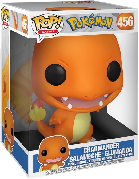 Figura Funko Pop! Pokemon Charmander Modelo 456 | 50560 Gigante 25 cms Edición Especial